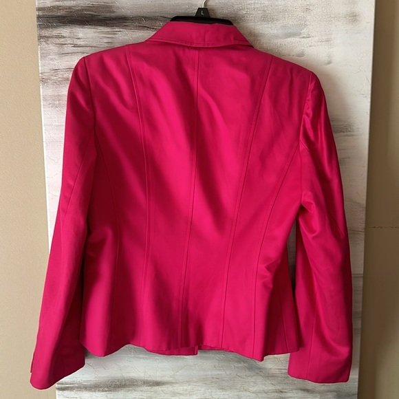 Talbots Hot Pink Silk Blend Jacket - Picture 6 of 6